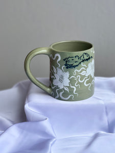 Soft Sage Swim Babe Mug