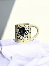 Soft Sage Cheeky Black Floral Mug