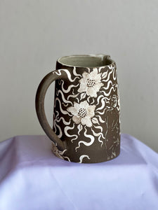 Harvest Pitcher in Dark Floral