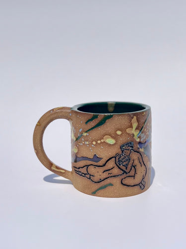 * NEW * Bilitis Splatter Mug in Forest