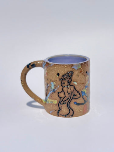 * NEW * Splatter Cheeky Mug in Lavender