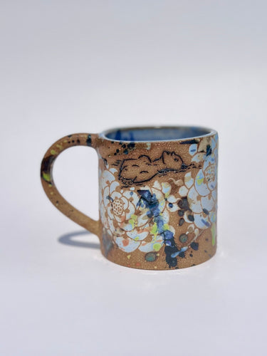 * NEW * Swim Babe Mug in Blue Roses