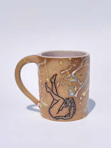 * NEW * Splatter Pin-Up Mug in Ice Rose - Second