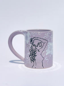 ** NEW ** Lavender Garden Babe Mug