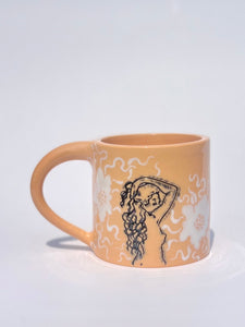** NEW ** Tangerine Garden Babe Mug