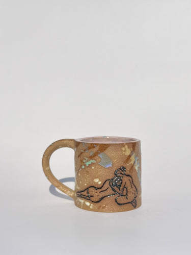 * NEW * Bilitis Splatter Mug in Ice Rose