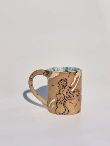 * NEW * Splatter Cheeky Mug in Dalmatian