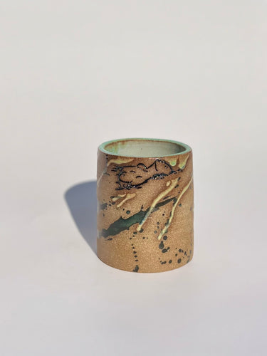 * NEW * Swim Babe Cup in Crystal Green and White