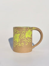Bilitis Lime Green Floral Mug - Second