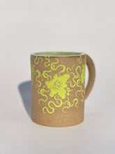 Bilitis Lime Green Floral Mug - Second
