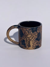 ** NEW ** Black Flower Mug