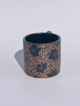 ** NEW ** Black Flower Mug