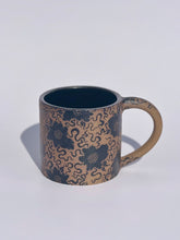 ** NEW ** Black Flower Mug