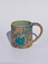 ** NEW ** Swim Babe Mug in Teal Flowers - Second