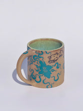 ** NEW ** Swim Babe Mug in Teal Flowers - Second