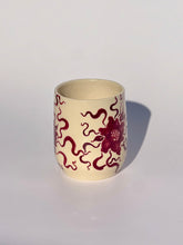 * NEW * Porcelain Floral Tumbler in Rose