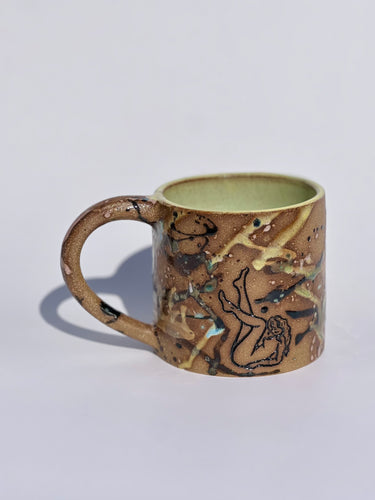 ** NEW ** Splatter Mug - Lemon Yellow