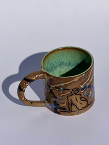 ** NEW ** Splatter Recline Mug - Crystal Mint