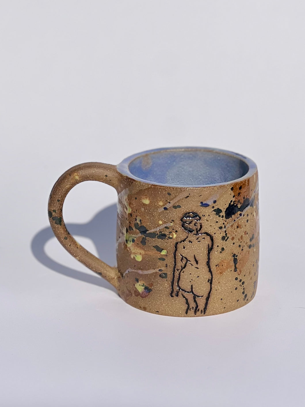 ** NEW ** Splatter Mug - Blue Denim