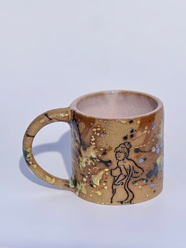 ** NEW ** Splatter Cheeky Mug in Ice Rose - Second