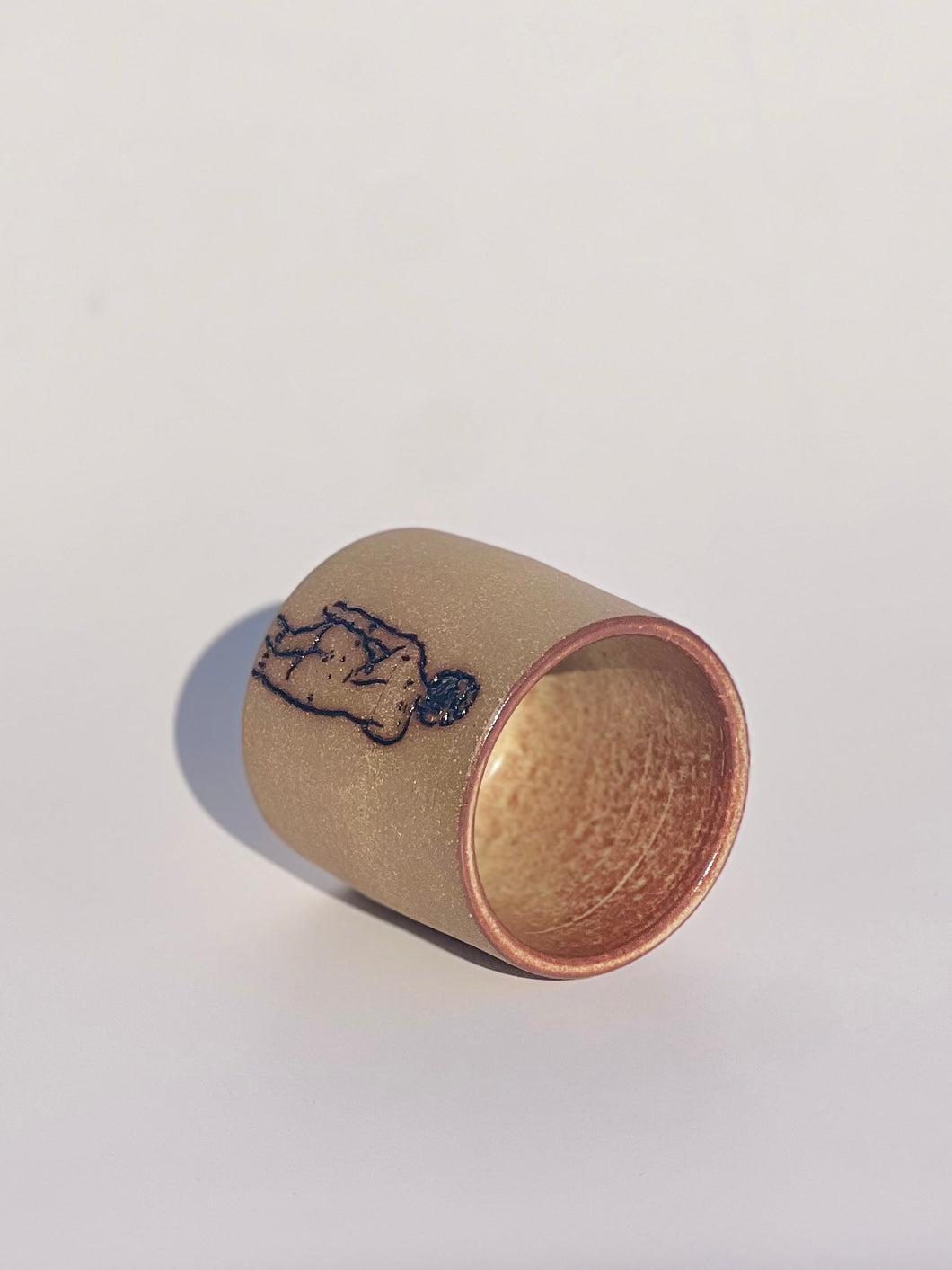 Simple Tumbler in Stoneware