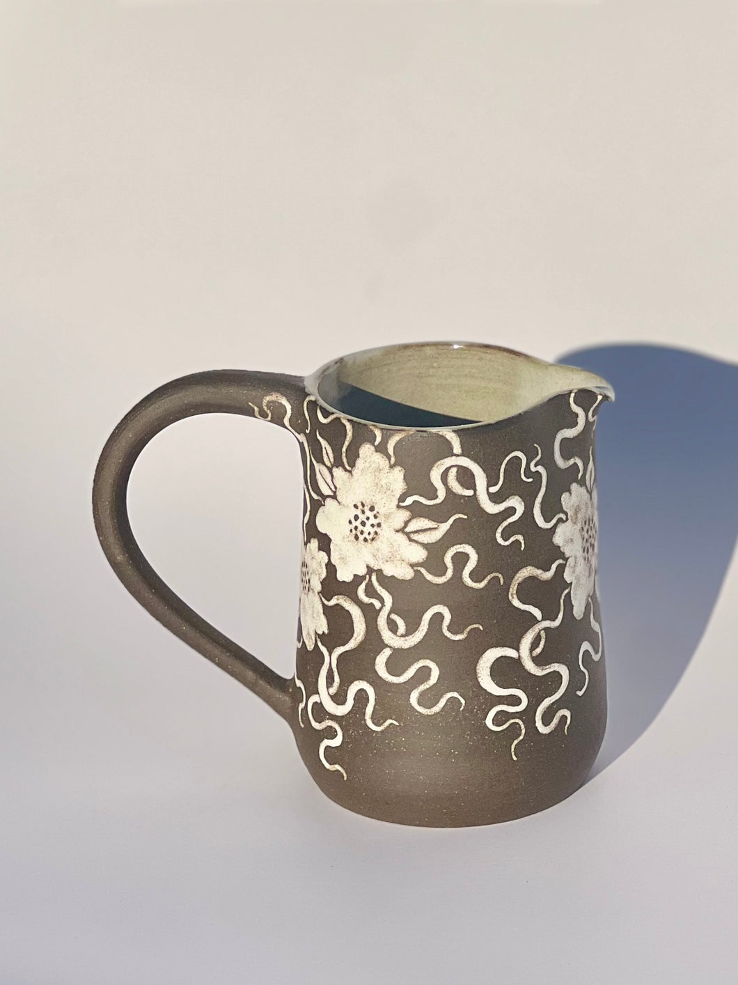 * NEW * Harvest Pitcher in Dark Floral