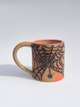 ** NEW ** Spiderweb Mug in Bright Orange