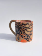 ** NEW ** Spiderweb Mug in Bright Orange
