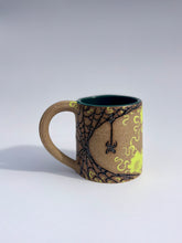** NEW ** Spiderweb Mug in Lime Green