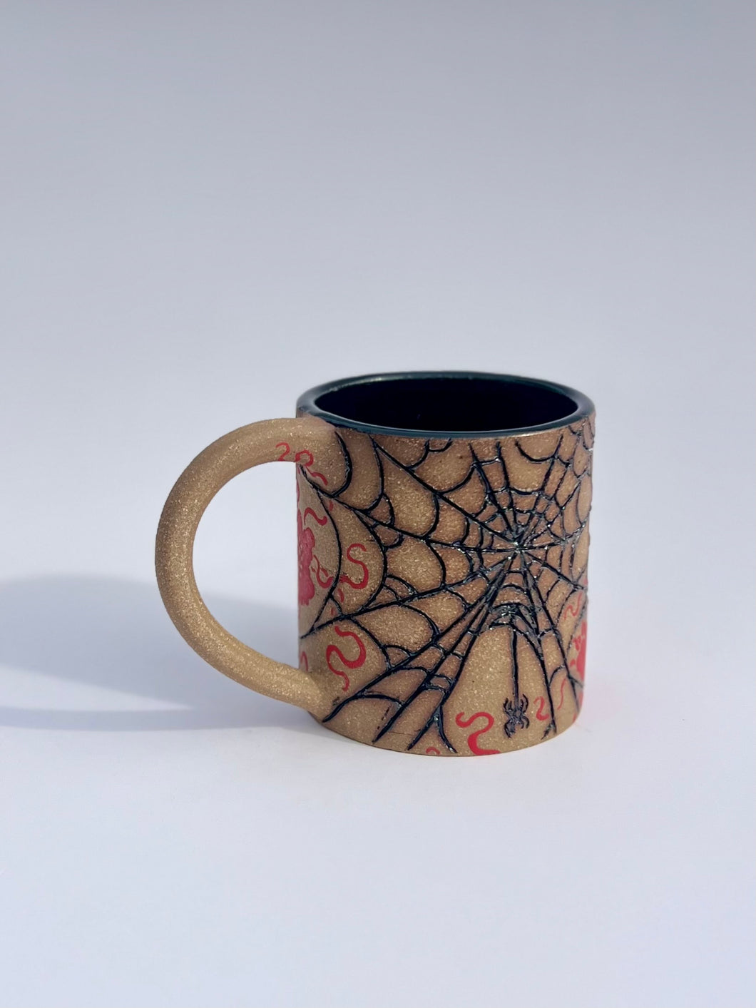 ** NEW ** Spiderweb Mug in Red