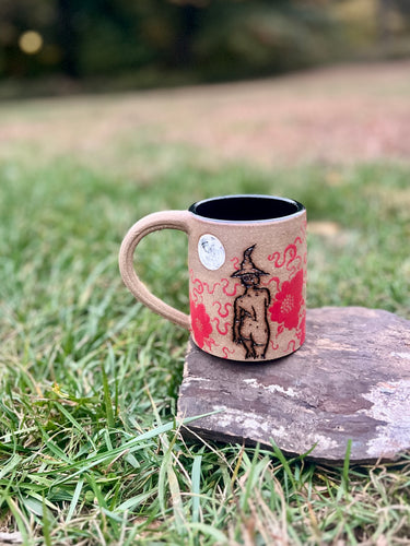 * NEW * Red Witch Full Moon Mug