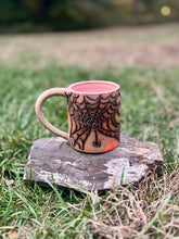 ** NEW ** Spiderweb Mug in Bright Orange