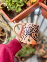 ** NEW ** Spiderweb Mug in Bright Orange
