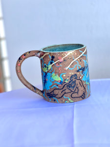 *** Bilitis Mug in Blue Neon