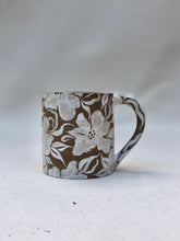 White Floral Mug