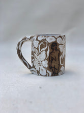 White Floral Mug