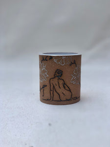 Carved Floral Cup