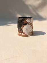 Twins Cup in Black and White Floral