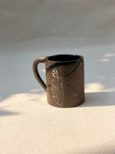 Dark Splatter Mug in Black