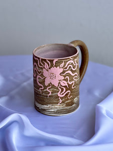 Desert Dreaming Pink Flower Mug