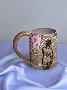 Desert Dreaming Pink Flower Mug