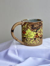 Swim Babe Mug in Chartreuse Flowers