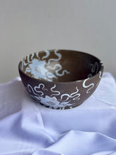 Dark Flower Bowl in Blue