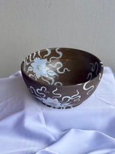 Dark Flower Bowl in Blue