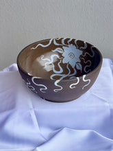 Dark Flower Bowl in Blue