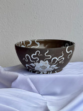 Dark Flower Bowl in Blue