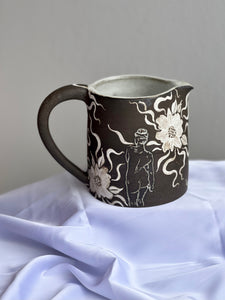 Harvest Pitcher in Dark Floral