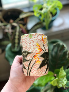 Spring Blooms Bird of Paradise Cup