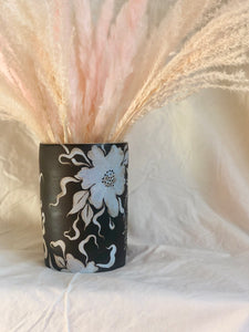 Bittersweet Vase in Antique Blue Floral