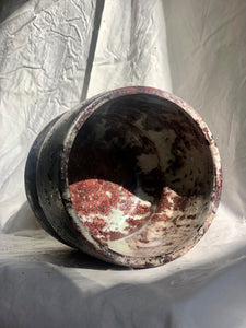 Raku Wavy Boys Vase